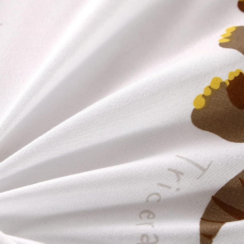 MAG 2Pcs Dinosaur Pillowcase Queen Size(20”*30”),White Based Dino Pillowcase, Super Soft Microfiber, for Kids Toddler Teens Boys and Girls. - Image 3